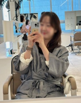홍민지 부원장이 시술한 하이레이어드펌 스타일