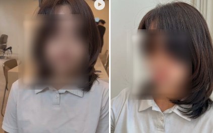 윤미래 점장이 얼굴형에 맞춰 추천한 레이어드 스타일